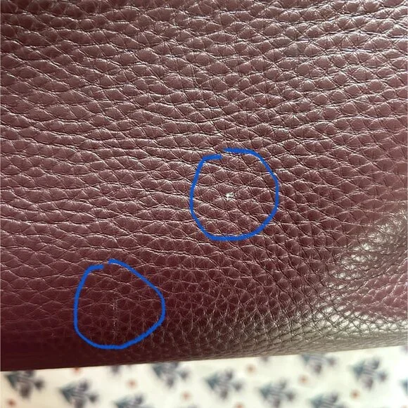 Dagne Dover Allyn Medium Tote in Oxblood - Picture 4 of 13